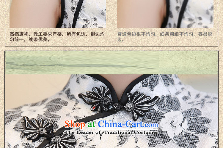 At the end of the summer of qipao light improved graphics thin, short-sleeved Sau San-to-day national wind lace dresses dress PYMXYG095 picture color M brand, prices, picture platters! The elections are supplied in the national character of distribution, so action, buy now enjoy more preferential! As soon as possible.