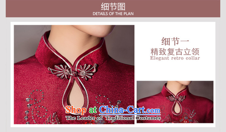 The end of the light of Sau San short long-sleeved gray velour cheongsam dress WMBQ159 picture color L photo, prices, brand platters! The elections are supplied in the national character of distribution, so action, buy now enjoy more preferential! As soon as possible.
