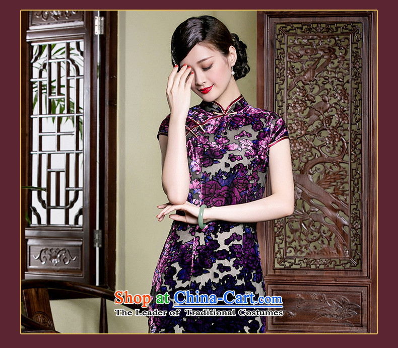The seal of a new summer, Silk Cheongsam retro-burned in older, improved daily cheongsam dress photo color L picture, prices, brand platters! The elections are supplied in the national character of distribution, so action, buy now enjoy more preferential! As soon as possible.