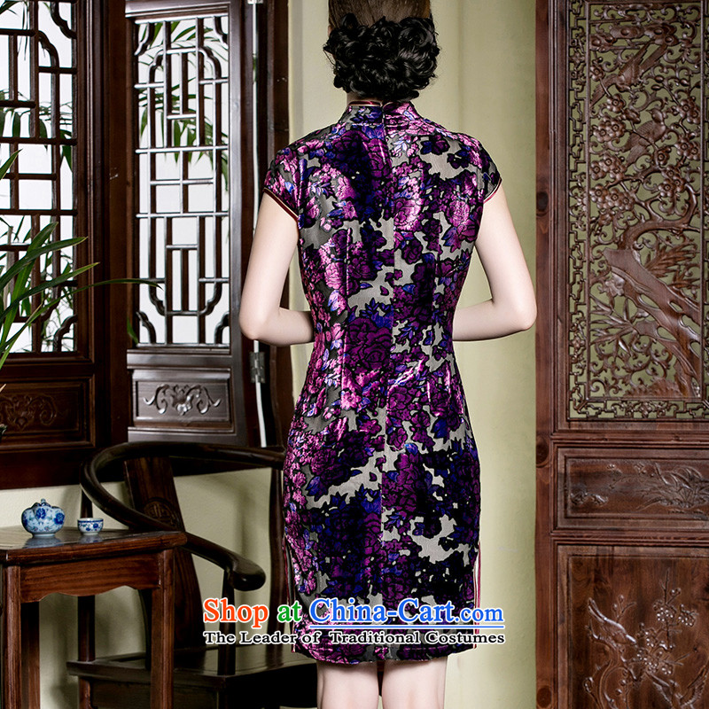 The seal of a new summer, Silk Cheongsam retro-burned in older, improved daily cheongsam dress photo color L, seal decreased by , , , shopping on the Internet