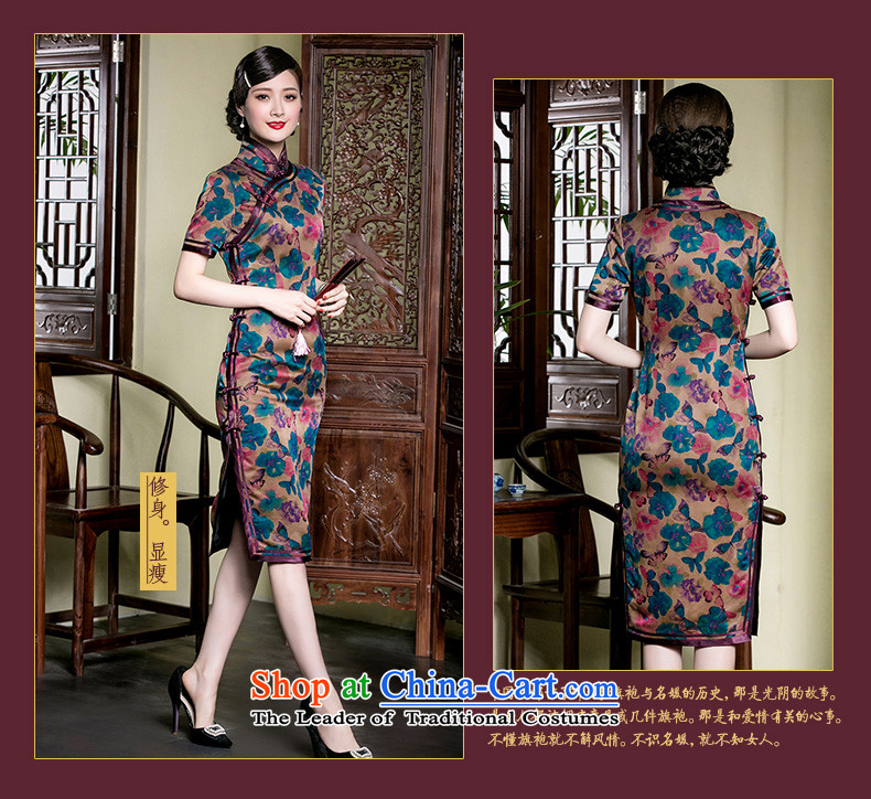 The Seal of Butterfly Dream incense cloud * silk cheongsam dress yarn, long-high-end manually upgrading Chinese women's dresses picture color M brand, prices, picture platters! The elections are supplied in the national character of distribution, so action, buy now enjoy more preferential! As soon as possible.