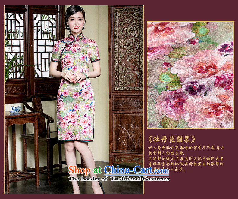 The seal of the new Silk Cheongsam dress upscale retro improvement cuff manually herbs extract elegant dresses picture color M brand, prices, picture platters! The elections are supplied in the national character of distribution, so action, buy now enjoy more preferential! As soon as possible.