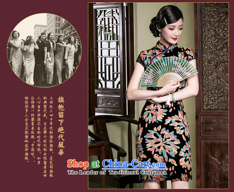 The seal of the Summer 2015 New Silk burned down the middle-aged cheongsam dress retro improved large elegant dresses picture color pictures, prices, XL brand platters! The elections are supplied in the national character of distribution, so action, buy now enjoy more preferential! As soon as possible.