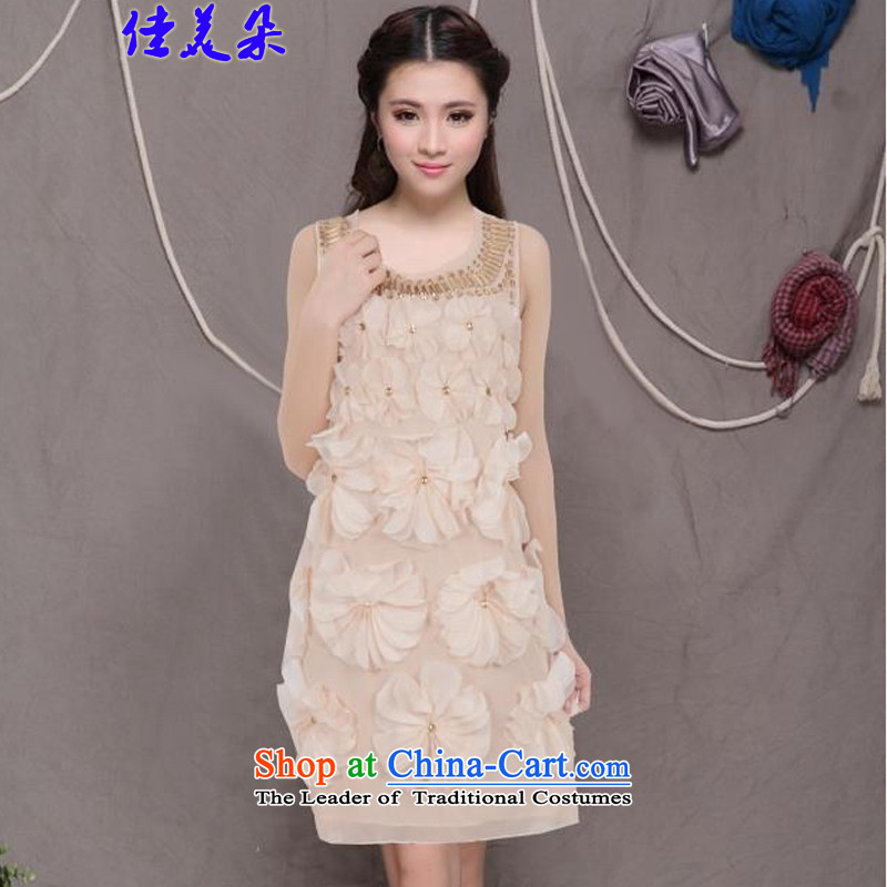 Jia Mei  2015 Korean flower summer new stylish stereo embroidery skirt dresses 903# blue are code, JIA MEI (JIA MEI DUO) , , , shopping on the Internet