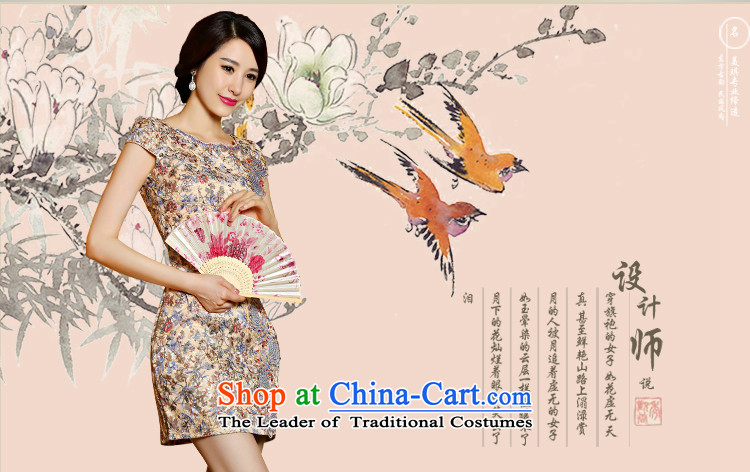 Xiangxue terrace for summer 2015 new cheongsam dress lace daily Sau San video thin skirt Fashion improved short qipao 9018 suit XXL picture, prices, brand platters! The elections are supplied in the national character of distribution, so action, buy now enjoy more preferential! As soon as possible.