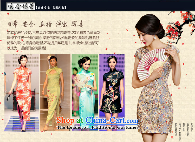 Xiangxue terrace for summer 2015 new cheongsam dress lace daily Sau San video thin skirt Fashion improved short qipao 9018 suit XXL picture, prices, brand platters! The elections are supplied in the national character of distribution, so action, buy now enjoy more preferential! As soon as possible.