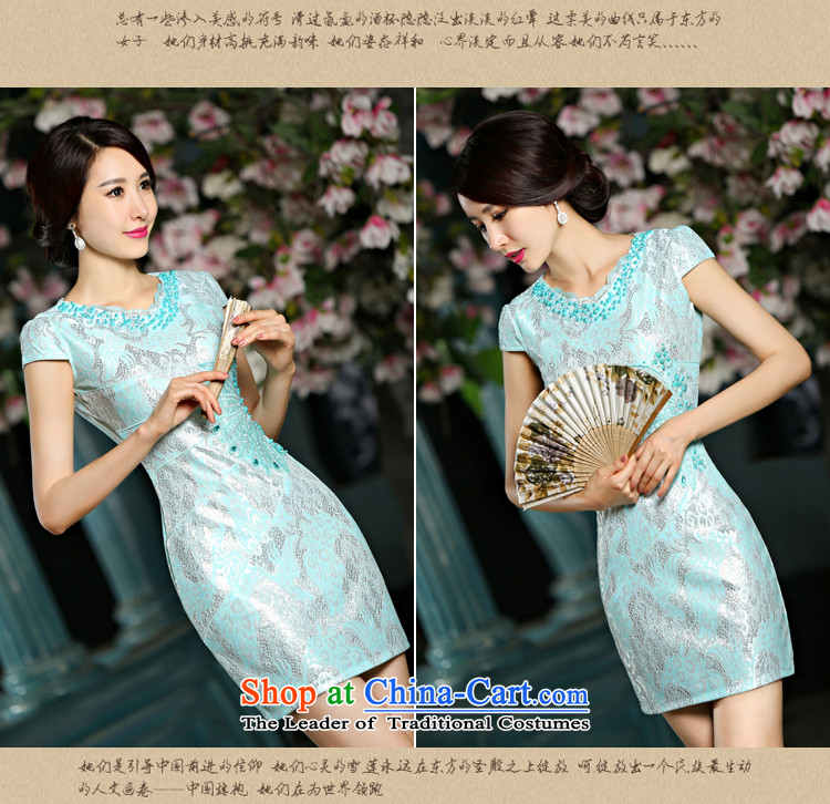Xiangxue terrace for summer 2015 new improved Stylish retro short of qipao dresses exquisite lace female skirt 9020 Red XL Photo, prices, brand platters! The elections are supplied in the national character of distribution, so action, buy now enjoy more preferential! As soon as possible.