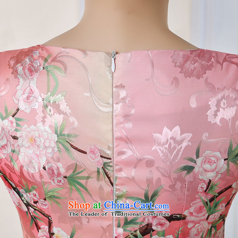 The new 2015 Martin Taylor cheongsam dress summer improved retro sexy temperament large graphics thin short of Sau San daily cheongsam pink SAIKA XXL, TAYLOR TAILEMARTIN Martin () , , , shopping on the Internet