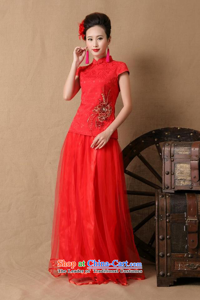 The Cerretani Firenze hundreds of new 2015 skirt marriages cheongsam dress red ceremony, bows and stylish evening dresses red XL Photo, prices, brand platters! The elections are supplied in the national character of distribution, so action, buy now enjoy more preferential! As soon as possible.