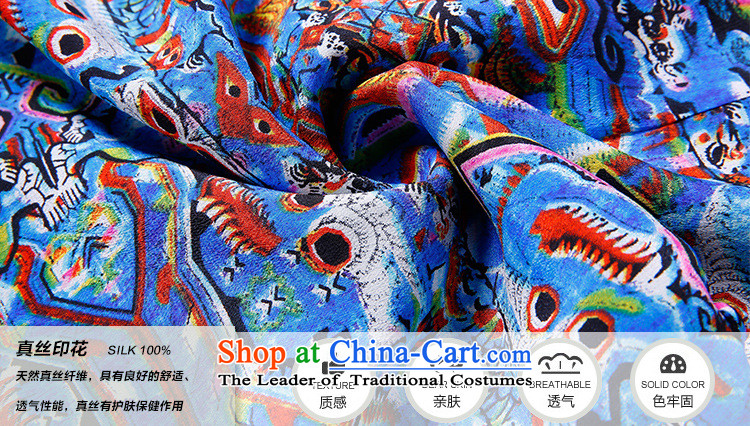 Orange Tysan * European Summer of 2015 site silk dress stamp of the forklift truck graphics thin stylish improvements Sau San cheongsam dress dark blue XL Photo, prices, brand platters! The elections are supplied in the national character of distribution, so action, buy now enjoy more preferential! As soon as possible.
