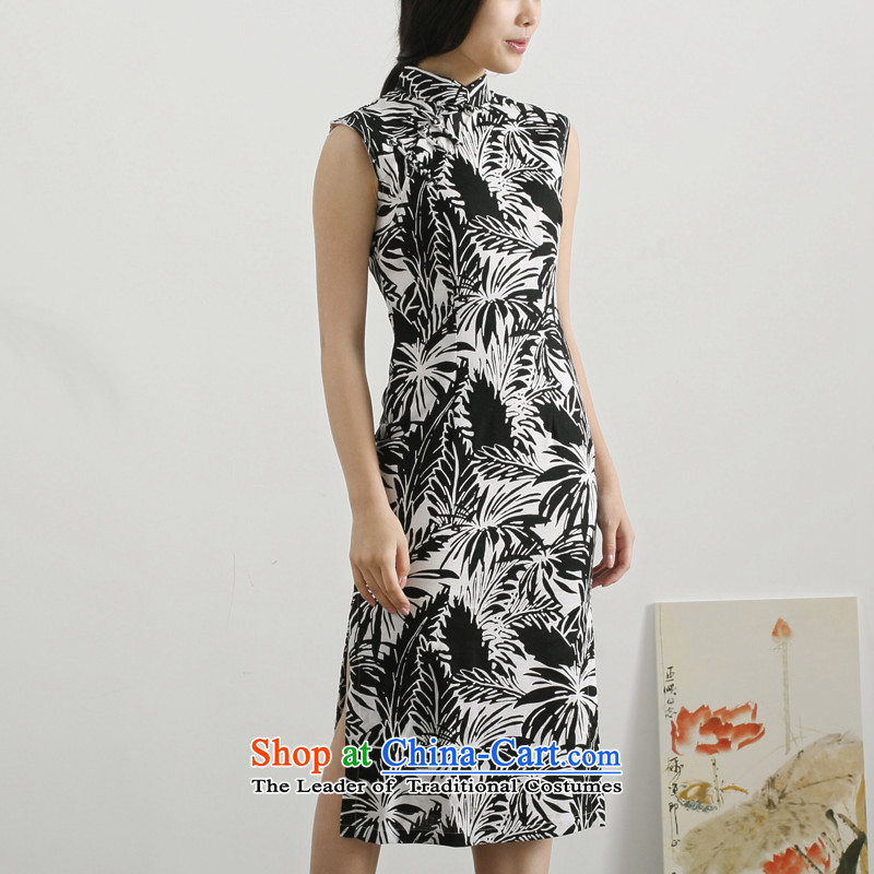 The Republic of Korea guryan new summer 2015 women of ethnic retro stamp linen tray clip dresses in the medium to long term improvement of daily cotton linen cheongsam dress green stamp M picture, prices, brand platters! The elections are supplied in the national character of distribution, so action, buy now enjoy more preferential! As soon as possible.