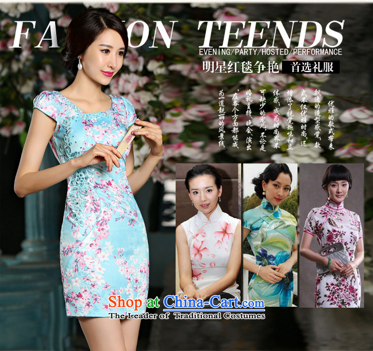 The leading edge of the YI I 2015 new summer video thin cheongsam dress circle style improvement Sau San embroidery cheongsam 9022 XL pictures, price pink, brand platters! The elections are supplied in the national character of distribution, so action, buy now enjoy more preferential! As soon as possible.