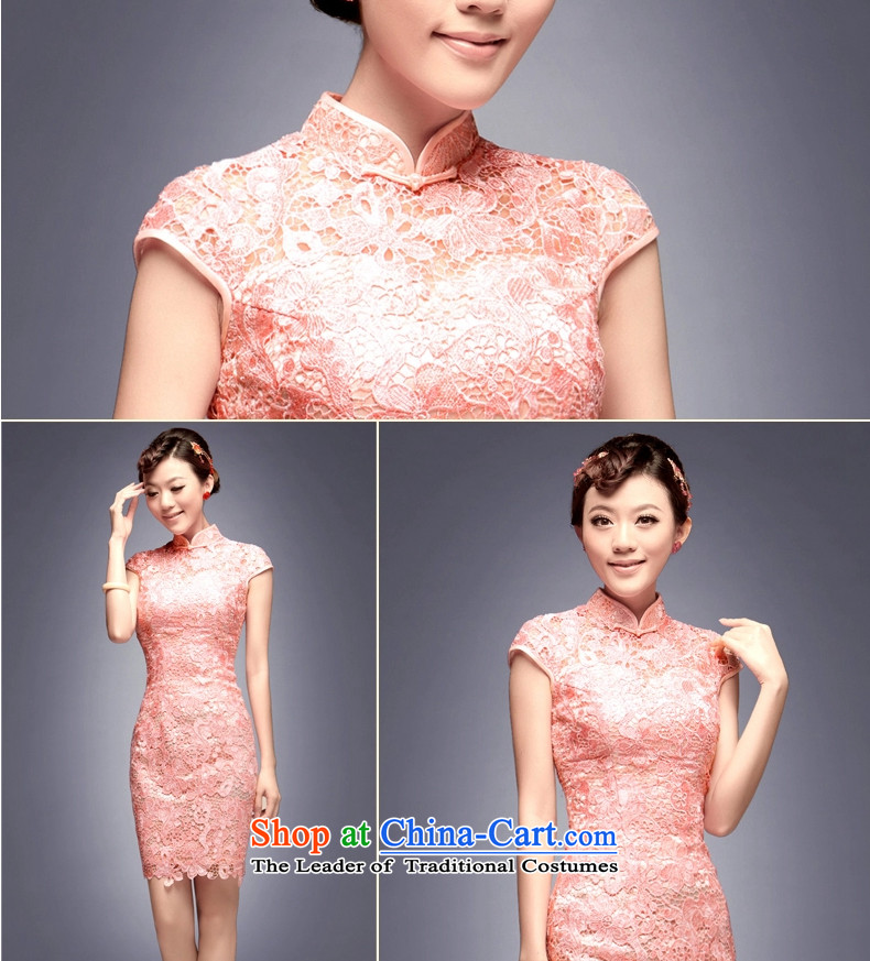 2015 Summer new short of Chinese Pink bridesmaid services services qipao marriage retro bows dress dresses pink XL payment for about a week shipment picture, prices, brand platters! The elections are supplied in the national character of distribution, so action, buy now enjoy more preferential! As soon as possible.