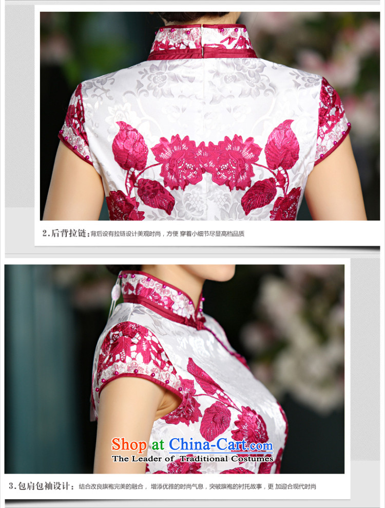 Mine Gorsch 2015 new retro short of porcelain cheongsam dress 9025 Sau San Red L picture, prices, brand platters! The elections are supplied in the national character of distribution, so action, buy now enjoy more preferential! As soon as possible.