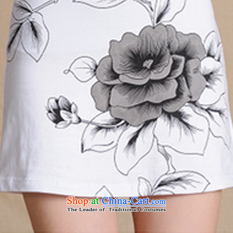 The Curtis Institute of van Gogh a  new summer 2015 stylish casual elegance of ethnic Chinese ink painting soft and beautiful antique dresses female Sau San  5,907 yuan  , L 158 Van Gogh Khao Lak White (KOULEVIR) , , , shopping on the Internet