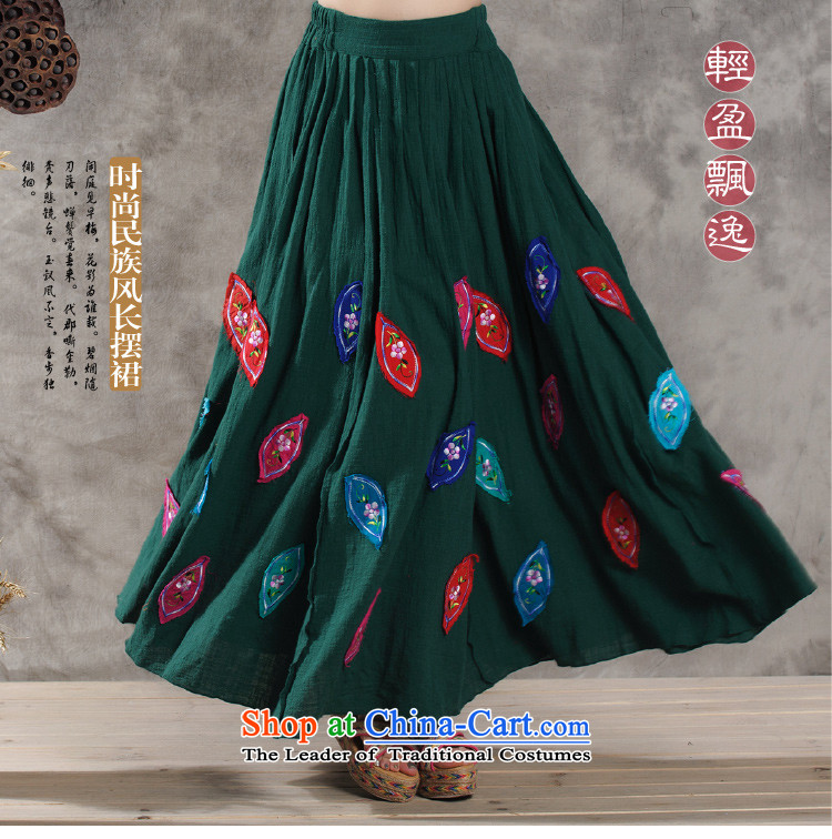 For the love of a new summer 2015 stylish embroidered dress embroidery ethnic body female wild skirts are green code, prices, brand image of Platters! The elections are supplied in the national character of distribution, so action, buy now enjoy more preferential! As soon as possible.