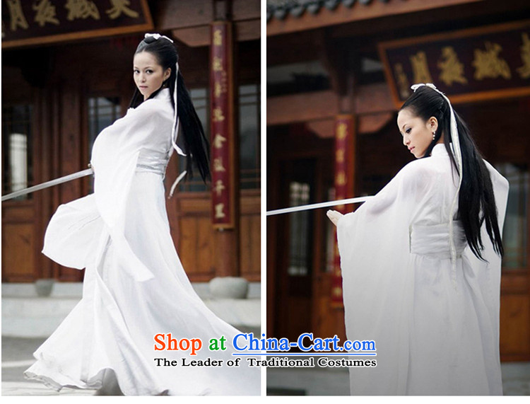 Time female white ancient Syria dragons clothing fairies skirt Han-female sexy female theatrical costume cos serving a seven-Gwi-loaded guzheng fairies Princess Assassin Swordsman L picture, prices, brand platters! The elections are supplied in the national character of distribution, so action, buy now enjoy more preferential! As soon as possible.
