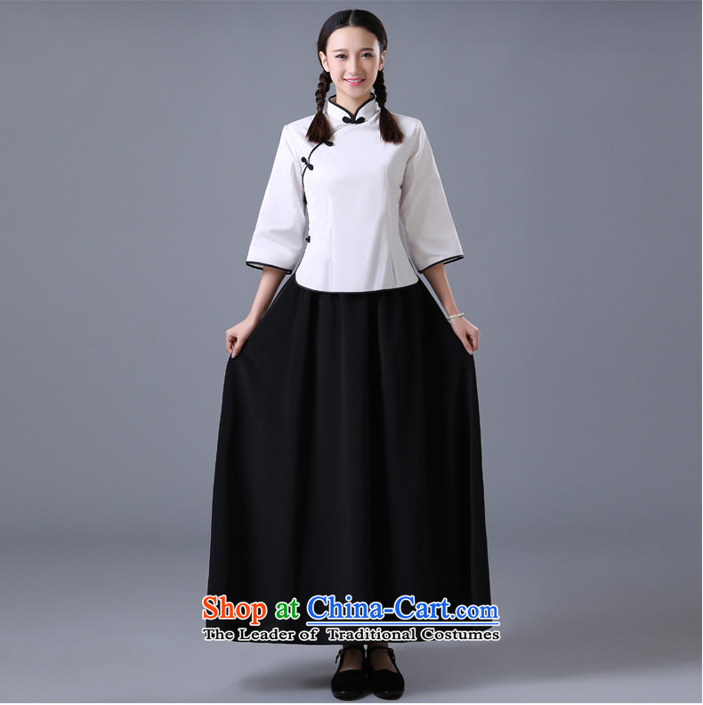 The Republic of Korea, Syrian students load time 4 May Youth with the Republic of Korea women serving on the ancient graduated services will serve the collective stage of the Republic of Korea Air Services chorus retro white coat in the skirt M chest92) Picture, prices, brand platters! The elections are supplied in the national character of distribution, so action, buy now enjoy more preferential! As soon as possible.