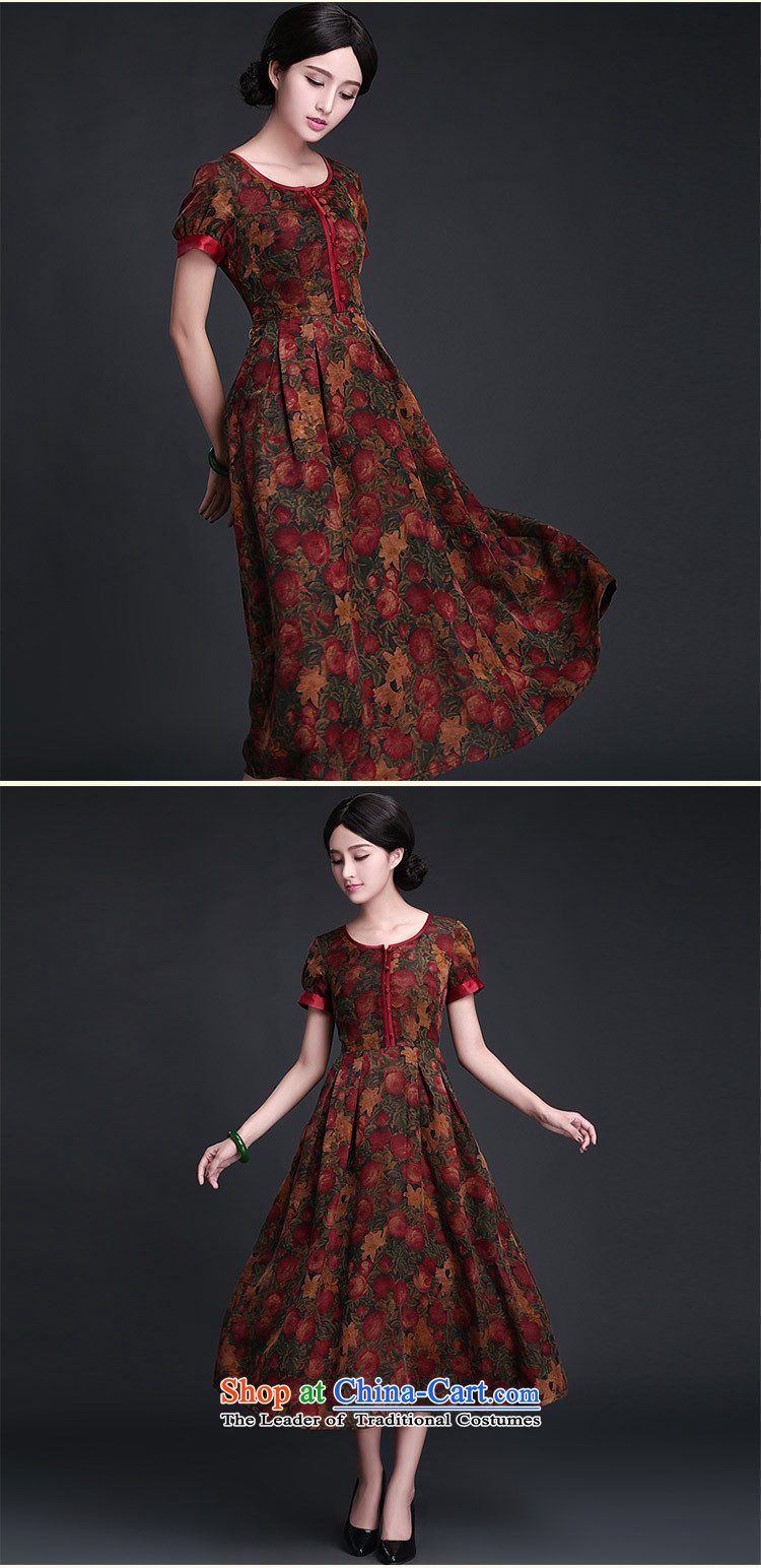 Chinese New Year 2015 classic ethnic summer stylish improved silk yarn original cloud of incense Ms. cheongsam dress daily video thin summer expected price, pictures, XXL brand platters! The elections are supplied in the national character of distribution, so action, buy now enjoy more preferential! As soon as possible.