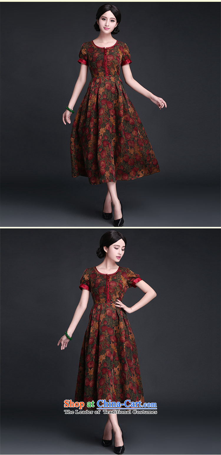Chinese New Year 2015 classic ethnic summer stylish improved silk yarn original cloud of incense Ms. cheongsam dress daily video thin summer expected price, pictures, XXL brand platters! The elections are supplied in the national character of distribution, so action, buy now enjoy more preferential! As soon as possible.