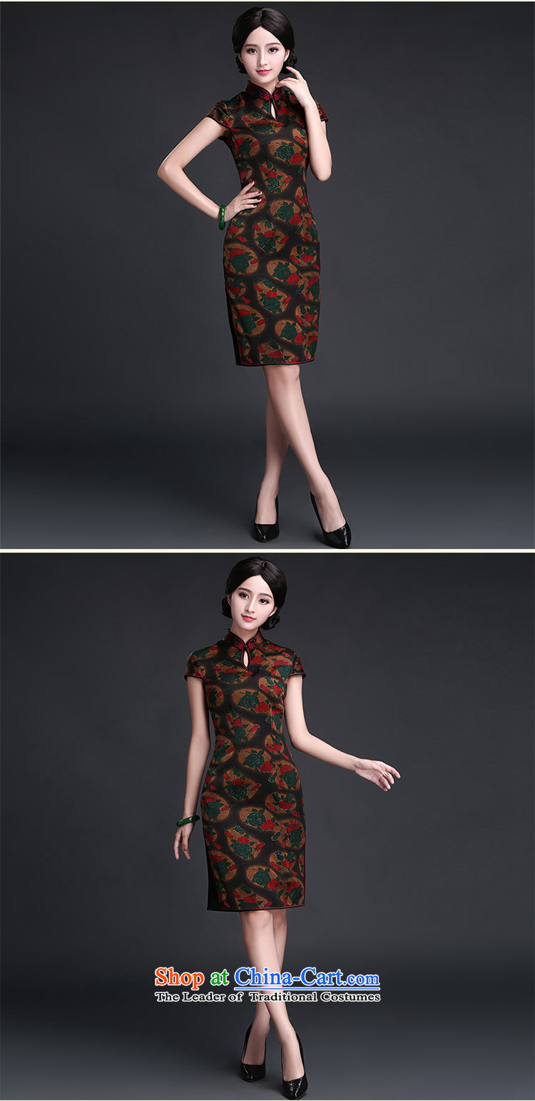 Chinese New Year 2015 classic ethnic Chinese daily, silk yarn qipao cloud of incense dresses summer improved stylish suit L picture, prices, brand platters! The elections are supplied in the national character of distribution, so action, buy now enjoy more preferential! As soon as possible.