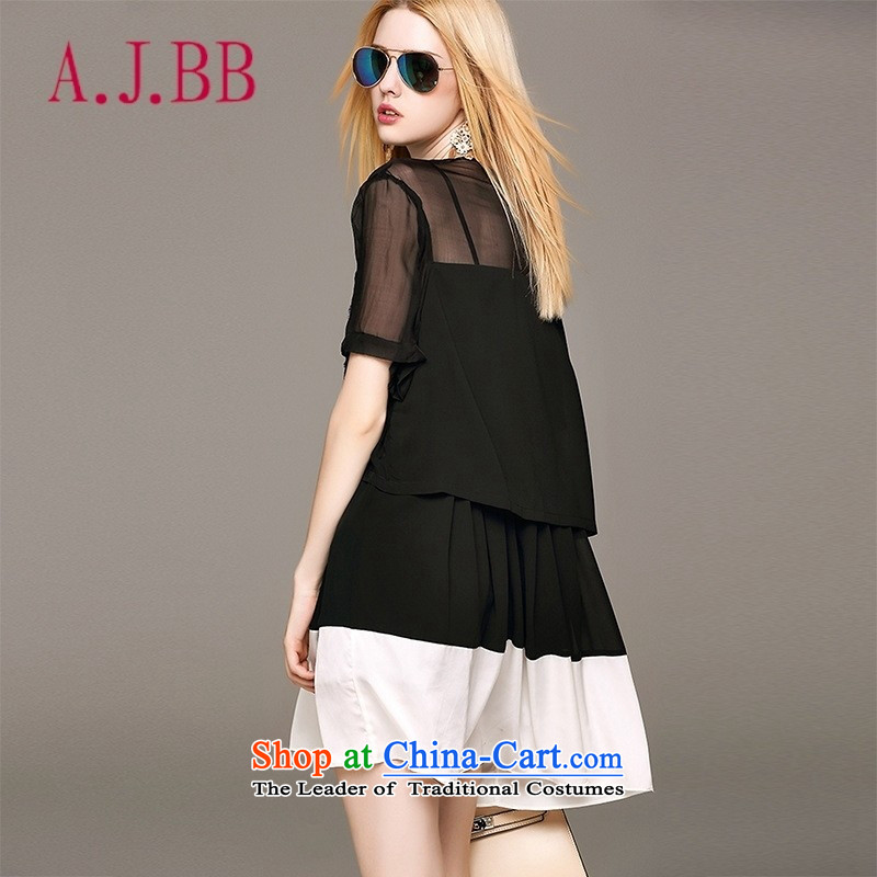 Vpro Y3592015 dress summer only new boxed elegant T-shirt shirt sweater black M,A.J.BB,,, shopping on the Internet