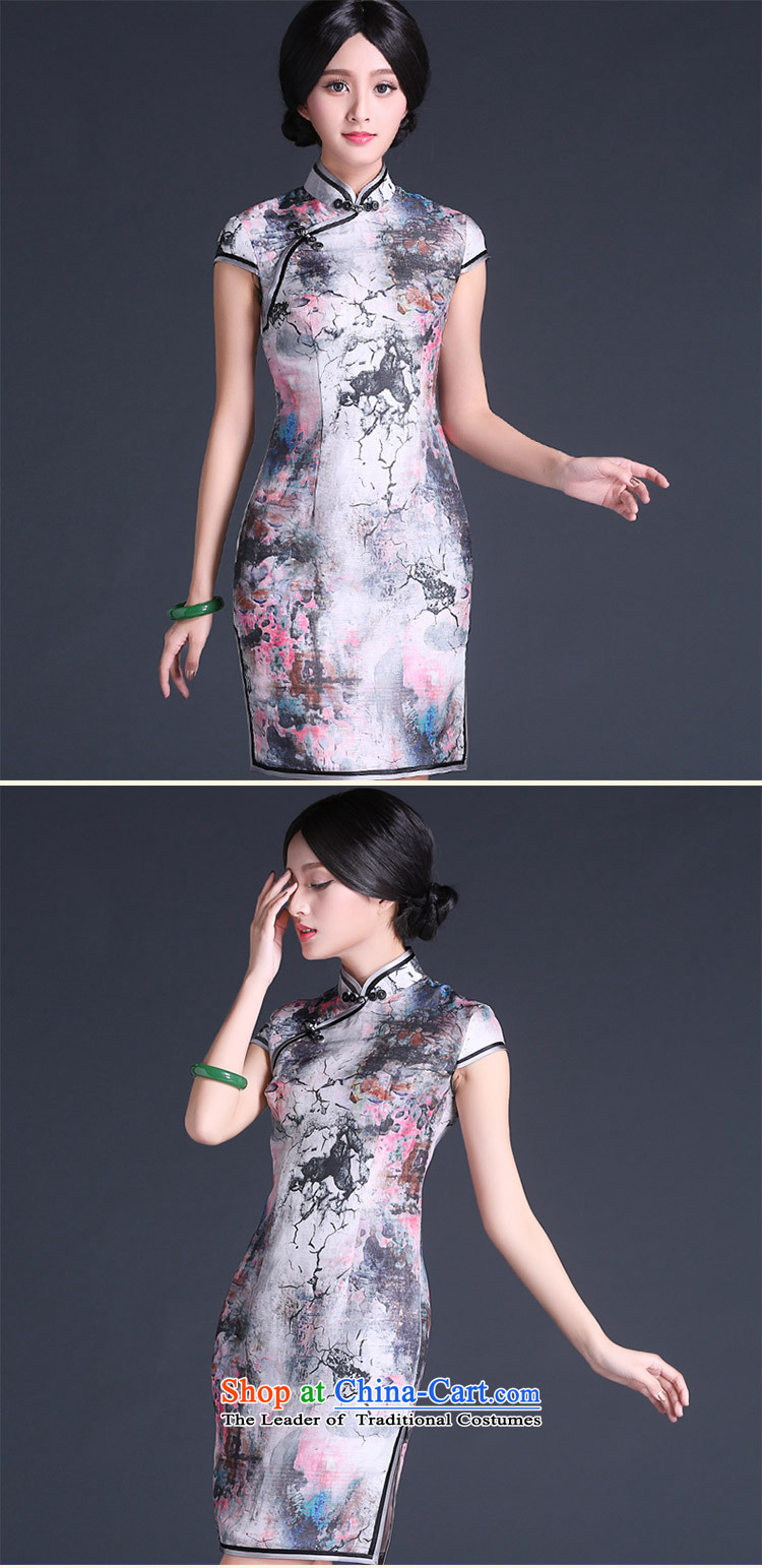 China Ethnic classic 2015 qipao new summer female dresses retro improved stylish slimming Sau San short of daily suit XXL picture, prices, brand platters! The elections are supplied in the national character of distribution, so action, buy now enjoy more preferential! As soon as possible.