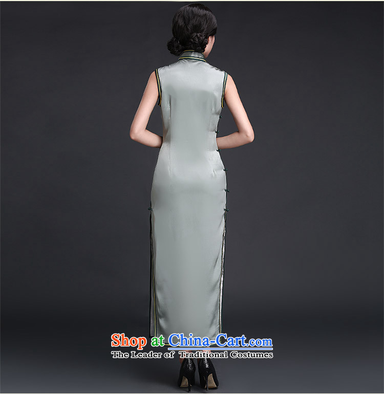 China Ethnic classic 2015 Summer hand-painted silk cheongsam herbs extract dresses, stylish improved long 2015 new suit XXXL picture, prices, brand platters! The elections are supplied in the national character of distribution, so action, buy now enjoy more preferential! As soon as possible.