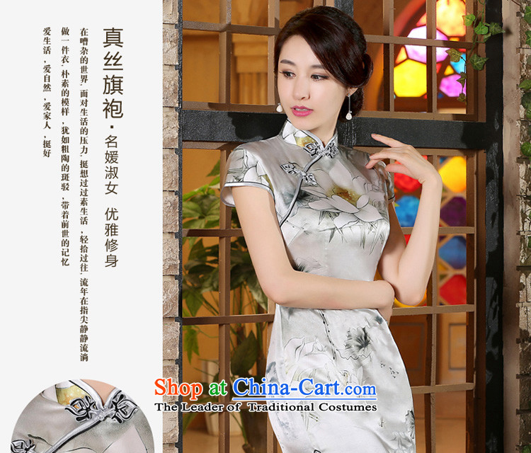 The pro-am new women's dresses skirt for summer 2015 Daily Silk Cheongsam, short skirt improved stylish herbs extract short, L-five days shipment picture, prices, brand platters! The elections are supplied in the national character of distribution, so action, buy now enjoy more preferential! As soon as possible.