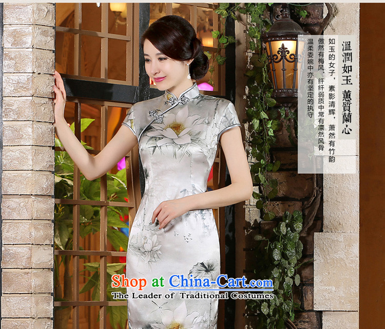 The pro-am new women's dresses skirt for summer 2015 Daily Silk Cheongsam, short skirt improved stylish herbs extract short, L-five days shipment picture, prices, brand platters! The elections are supplied in the national character of distribution, so action, buy now enjoy more preferential! As soon as possible.