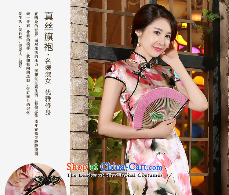 The pro-am New Silk Cheongsam dress 2015 Summer improved daily herbs extract qipao stylish short skirt women, Short, S-five-day shipment picture, prices, brand platters! The elections are supplied in the national character of distribution, so action, buy now enjoy more preferential! As soon as possible.