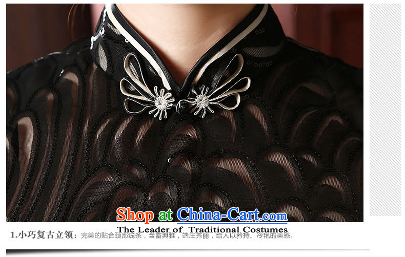 [Sau Kwun Tong] acknowledge the 2014 Summer Dream New Long cheongsam look good retro qipao skirt QD4703 black long XXXL picture, prices, brand platters! The elections are supplied in the national character of distribution, so action, buy now enjoy more preferential! As soon as possible.