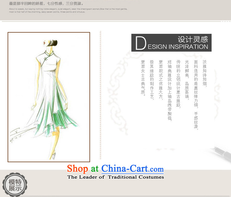 The pro-am New Silk Cheongsam short of 2015 Summer improved couture daily cheongsam dress sauna silk dresses short, L-five-day shipment picture, prices, brand platters! The elections are supplied in the national character of distribution, so action, buy now enjoy more preferential! As soon as possible.