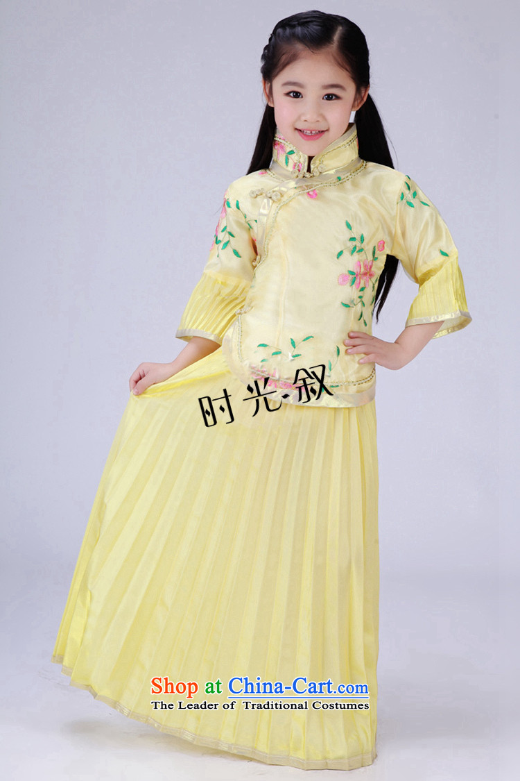 The Syrian children ancient costumes time girls guzheng guqin costumes will replace the girl child of the Republic of Korea students wearing miss replacing photographic portrait fairies skirt clothes pink 150CM photo, prices, brand platters! The elections are supplied in the national character of distribution, so action, buy now enjoy more preferential! As soon as possible.