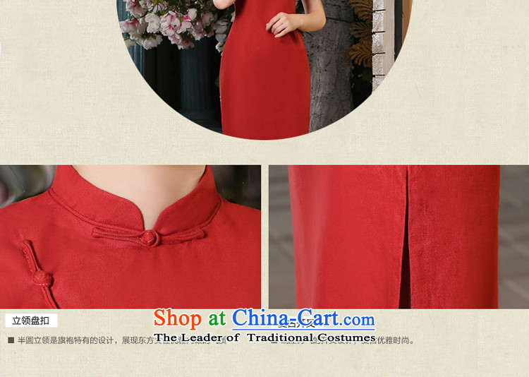 The pro-am new cheongsam dress 2015 Summer female retro daily improved fashion, long cotton linen cheongsam dress in long XL Photo, prices, brand platters! The elections are supplied in the national character of distribution, so action, buy now enjoy more preferential! As soon as possible.