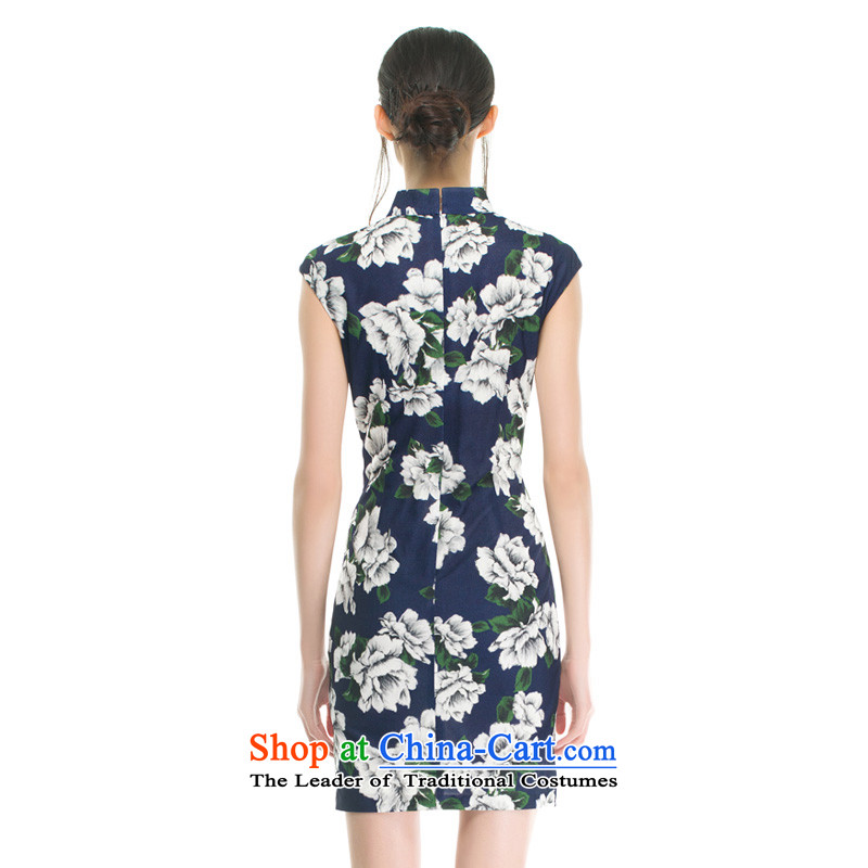 The cheongsam dress wood really Summer 2015 new products imported female chiffon qipao Sau San Stretch Dress 42780 00 M, wooden really the colorfulness shopping on the Internet has been pressed.