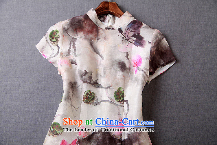 Caynova2015 Summer New China wind aristocratic temperament elegant qipao color picture stamp Sau San XL Photo, prices, brand platters! The elections are supplied in the national character of distribution, so action, buy now enjoy more preferential! As soon as possible.