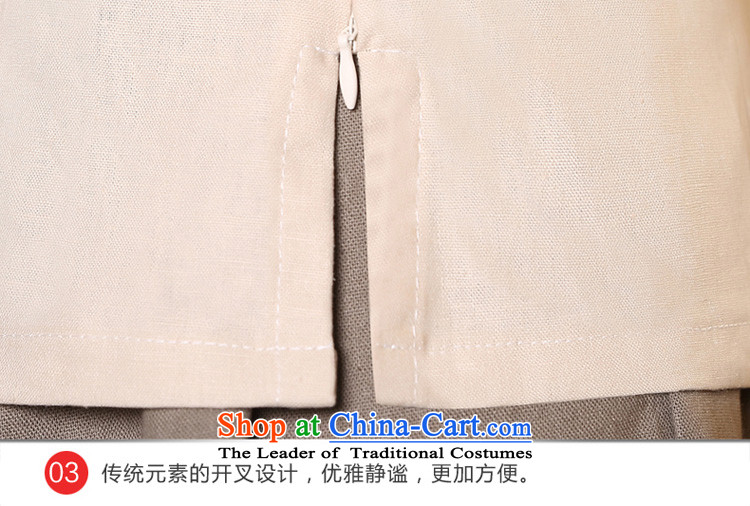 The pro-am new short shirts 2015 summer daily improved Stylish retro female cotton linen cheongsam dress shirt + skirt L picture, prices, brand platters! The elections are supplied in the national character of distribution, so action, buy now enjoy more preferential! As soon as possible.
