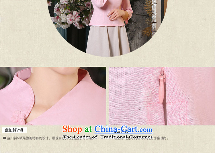 The pro-am new cotton linen dresses in long shirts skirt 2015 Fall/Winter Collections, improved daily Dress Shirt + skirt S picture, prices, brand platters! The elections are supplied in the national character of distribution, so action, buy now enjoy more preferential! As soon as possible.