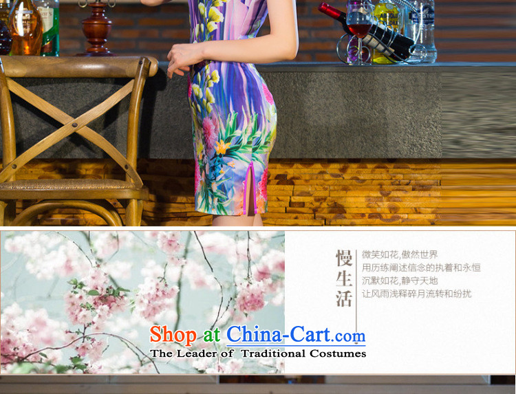 The five senses the new summer 2015 figure short qipao daily fashion improved Sau San cheongsam dress China wind qipao female suit XXL picture, prices, brand platters! The elections are supplied in the national character of distribution, so action, buy now enjoy more preferential! As soon as possible.
