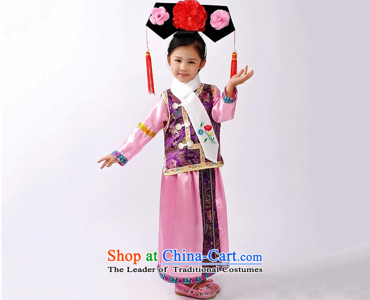 The Syrian children girls stay small pearl clothing costume stage costumes will serve traditional Qing dynasty odalisque flag Qing Clothing ancient photography female Halloween green in red vest 120 pictures, prices, brand platters! The elections are supplied in the national character of distribution, so action, buy now enjoy more preferential! As soon as possible.