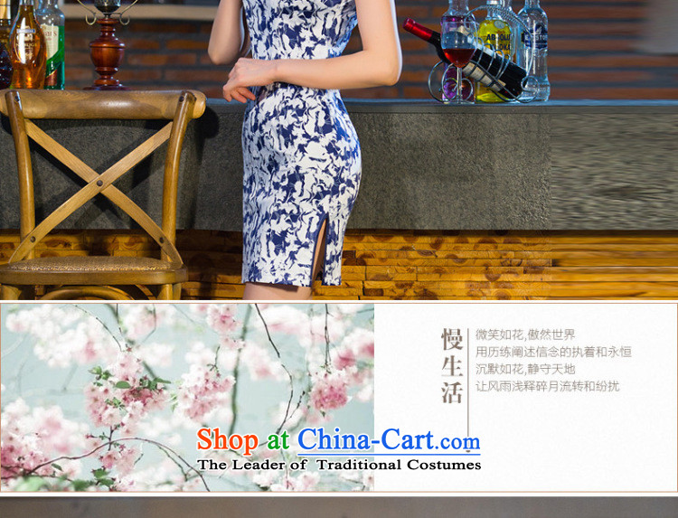 Five-sense in the summer of 2015 figure new women's daily improved retro short of cheongsam dress China wind of Ethnic Women fancy S pictures cheongsam, prices, brand platters! The elections are supplied in the national character of distribution, so action, buy now enjoy more preferential! As soon as possible.
