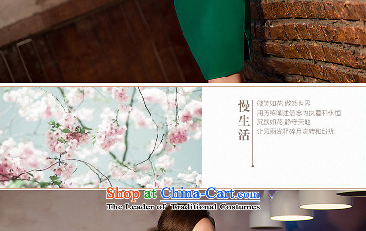 The five senses figure for summer 2015 new women's short, the Republic of Korea female qipao retro improved Sau San cotton cheongsam dress photo color pictures, prices, XXL brand platters! The elections are supplied in the national character of distribution, so action, buy now enjoy more preferential! As soon as possible.
