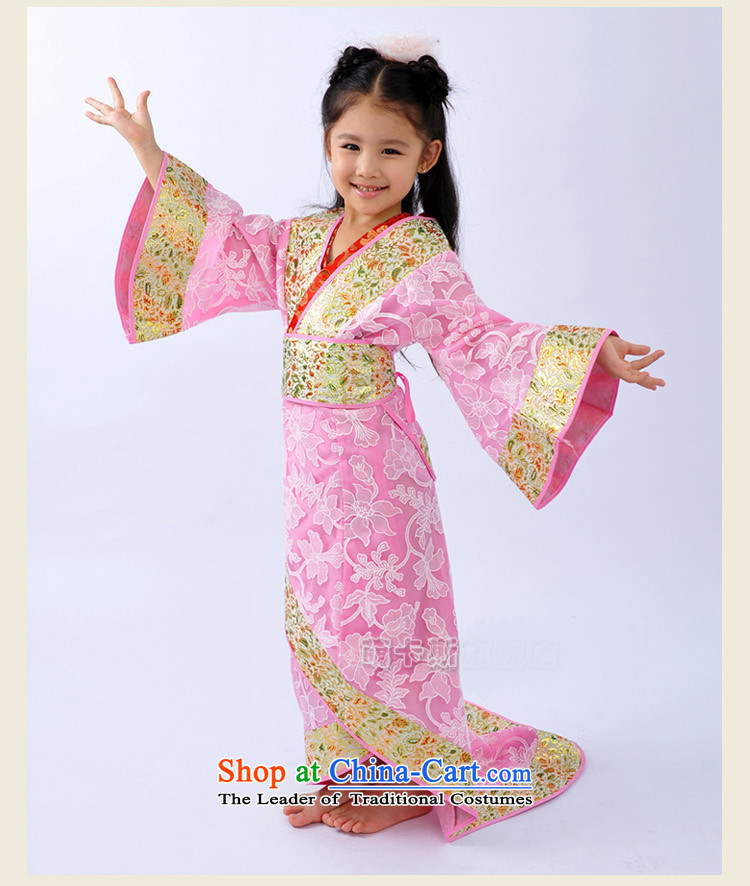 Syria Han-time female princess fairies skirt clothes ladies children girls lace Gwi-skirt Han-Gwi-service ancient annual stage classical dance performances fairies pink 140 pictures, prices, brand platters! The elections are supplied in the national character of distribution, so action, buy now enjoy more preferential! As soon as possible.