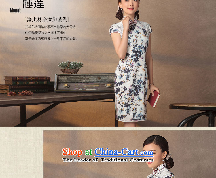 A Pinwheel Without Wind Yat dream new stylish Summer 2015 improved qipao Sau San national blizzard woven skirts large stamp qipao XL Photo, prices, brand platters! The elections are supplied in the national character of distribution, so action, buy now enjoy more preferential! As soon as possible.