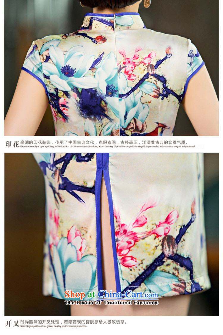 The five senses a new summer, figure silk short stylish improved cheongsam dress Sau San soft and beautiful picture color L pictures dresses, prices, brand platters! The elections are supplied in the national character of distribution, so action, buy now enjoy more preferential! As soon as possible.