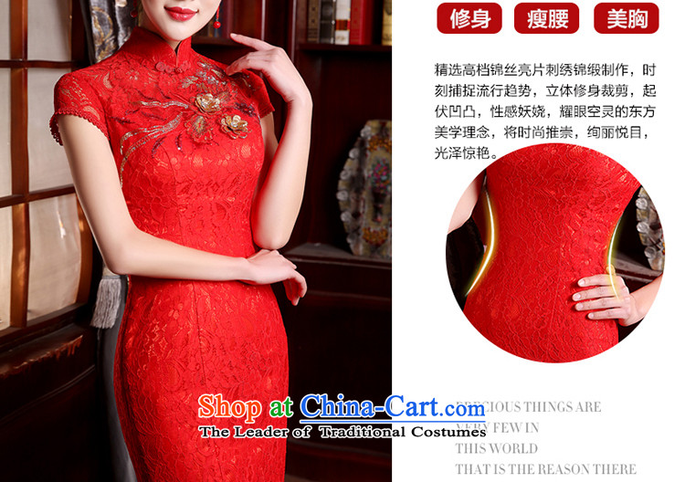 Jacob Chan bridal dresses wedding services improved. crowsfoot bows dresses 2015 Spring/Summer new lace wedding dress Sau San long red L picture, prices, brand platters! The elections are supplied in the national character of distribution, so action, buy now enjoy more preferential! As soon as possible.