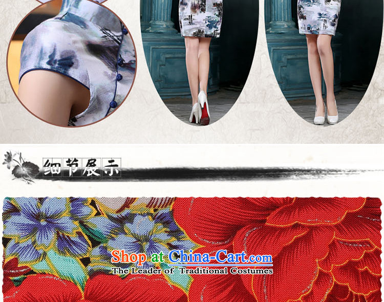 The Zaytun Unit Jia Mei 2015 new products cheongsam dress Stylish retro short of improved qipao skirt daily short-sleeved larger female population 5XL land prices, pictures, brand platters! The elections are supplied in the national character of distribution, so action, buy now enjoy more preferential! As soon as possible.
