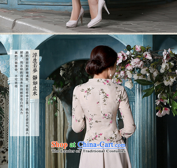 The pro-am 2015 Fall/Winter Collections of new products cotton linen flax female retro improved Tang Dynasty Han-sleeved T-shirt, jacket qipao M picture, prices, brand platters! The elections are supplied in the national character of distribution, so action, buy now enjoy more preferential! As soon as possible.