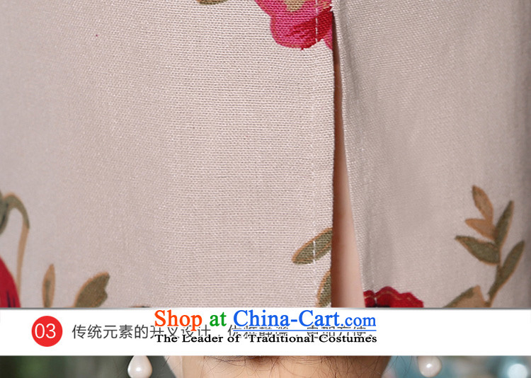 The pro-am new cheongsam dress short summer 2015) Ms. Stylish retro daily improved cotton linen cheongsam dress short) L pictures, prices, brand platters! The elections are supplied in the national character of distribution, so action, buy now enjoy more preferential! As soon as possible.